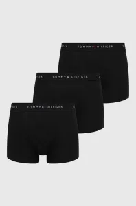 Tommy Hilfiger SIGNATURE CTN ESS-3P WB TRUNK Pánske boxerky, čierna, veľkosť