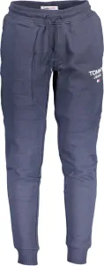 Bavlnené tepláky Tommy Jeans pánske, tmavomodrá farba, s potlačou #1525996