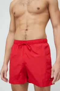 Tommy Hilfiger ESS-MEDIUM DRAWSTRING Pánske plavecké šortky, červená, veľkosť #5854972