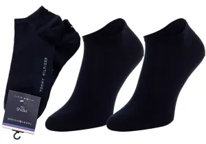 Tommy Hilfiger MEN SNEAKER 2P Pánske ponožky, tmavo modrá, veľkosť 39 - 42