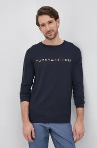 Tommy Hilfiger TOMMY ORIGINAL-CN LS TEE LOGO Pánske tričko s dlhým rukávom, tmavo modrá, veľkosť #3800383