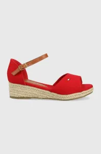 Detské sandále Tommy Hilfiger červená farba #211311