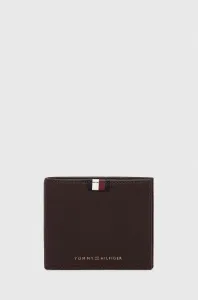 Kožená peňaženka Tommy Hilfiger pánsky, hnedá farba #8751464