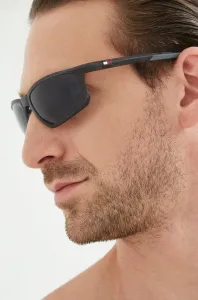 Slnečné okuliare Tommy Hilfiger pánske, šedá farba