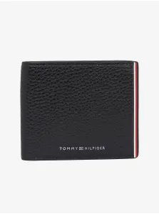 Kožená peňaženka Tommy Hilfiger pánsky, čierna farba #6069095