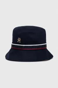 Bavlnený klobúk Tommy Hilfiger tmavomodrá farba, bavlnený #8658924