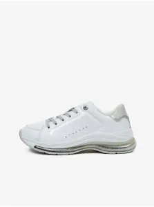 White Women's Leather Sneakers Tommy Hilfiger City Air Runner - Women