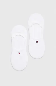 Ponožky Tommy Hilfiger 2-pak dámske, biela farba #9340806