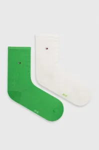 Ponožky Tommy Hilfiger 2-pak dámske, čierna farba #4688354