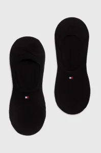 Ponožky Tommy Hilfiger 2-pak dámske, čierna farba #9260554