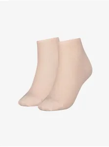 Sada dvoch párov dámskych ponožiek v marhuľovej farbe Tommy Hilfiger Underwear #206408