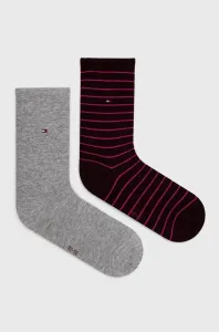 Ponožky Tommy Hilfiger dámske, fialová farba #163366