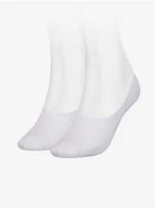 Sada dvoch párov bielych dámskych ponožiek Tommy Hilfiger #5544706