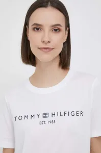 Tommy Hilfiger LOGO CREW NECK Dámske tričko, biela, veľkosť #8004821