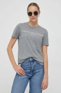 Tommy Hilfiger LOGO CREW NECK Dámske tričko, sivá, veľkosť #8479419