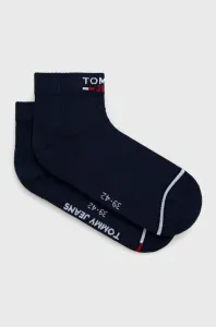 Ponožky Tommy Jeans tmavomodrá farba #6129524