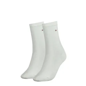 Súprava dvoch párov dámskych ponožiek v bielej farbe Tommy Hilfiger #157772