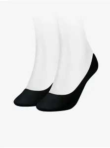 Sada dvoch čiernych dámskych ponožiek Tommy Hilfiger #157791