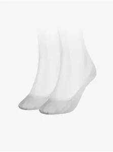 Sada dvoch párov dámskych ponožiek v bielej farbe Tommy Hilfiger Underwear #157792