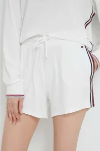 Tommy Hilfiger TH GLOBAL STRIPE-SHORT Dámske šortky, biela, veľkosť #6187978
