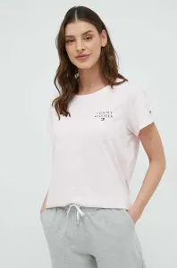 Tommy Hilfiger TH ORIGINAL-SHORT SLEEVE T-SHIRT Dámske tričko, ružová, veľkosť