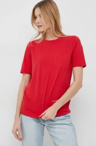 Tričko Tommy Hilfiger dámsky, červená farba #6860815