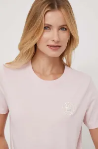 Tričko Tommy Hilfiger dámsky, ružová farba