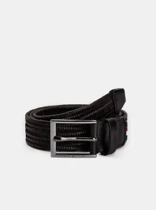 Black Men's Leather Belt Tommy Hilfiger - Men's