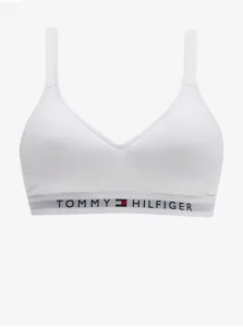 Podprsenka Tommy Hilfiger biela farba,jednofarebný,UW0UW04612