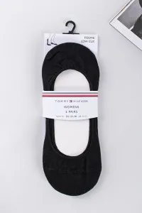 Dámske čierne balerínkové ponožky Footie Invisible - dvojbalenie #9319002