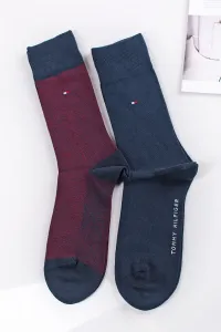 Pánske bordovo-modré ponožky Birdeye - dvojbalenie #8218890