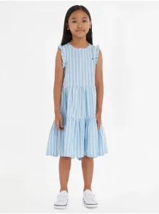 Light Blue Girls' Striped Dress Tommy Hilfiger - Girls