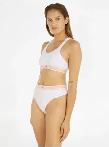 Nohavičky pre ženy Tommy Hilfiger Underwear - biela, svetloružová