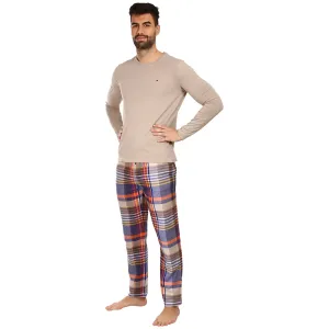 Blue-Beige Mens Checkered Pajamas Tommy Hilfiger - Men #3800366