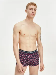 Blue and Red Patterned Boxers Tommy Hilfiger Underwear - Men #749268