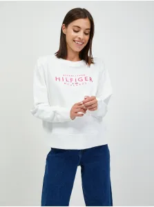 White Women's Sweatshirt Tommy Hilfiger - Women #635733