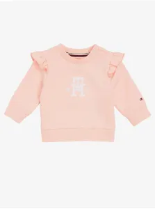 Pink Girly Sweatshirt with Ruffles Tommy Hilfiger - Girls