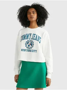 White Women's Sweatshirt Tommy Jeans - Women #619604