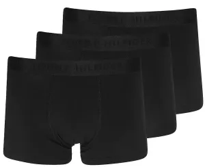Boxerky Tommy Hilfiger 3-pak pánske,čierna farba,UM0UM02760