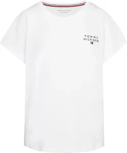 Tommy Hilfiger TH ORIGINAL-SHORT SLEEVE T-SHIRT Dámske tričko, biela, veľkosť L