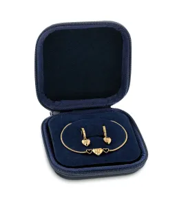 Tommy Hilfiger Originálny set pozlátených šperkov so srdiečkami Minimal Hearts 2770176 #9372370