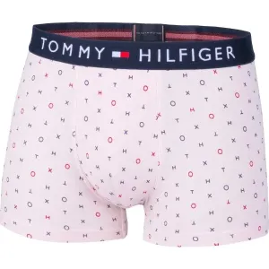 Tommy Hilfiger TRUNK PRINT Pánske boxerky, ružová, veľkosť L