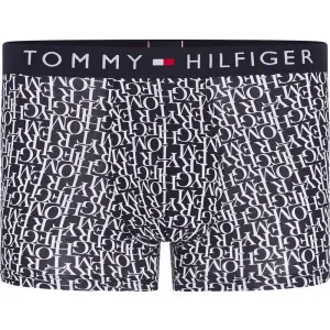 Tommy Hilfiger TRUNK PRINT Pánske boxerky, tmavo modrá, veľkosť #6716474