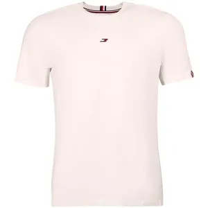Tommy Hilfiger ESSENTIALS SMALL LOGO S/S TEE Pánske tričko, biela, veľkosť L
