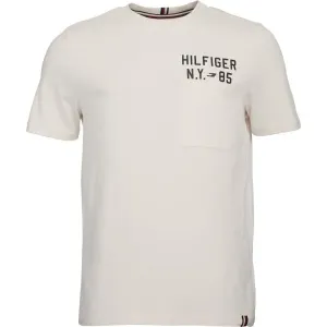 Tommy Hilfiger GRAPHIC S/S TEE Pánske tričko, biela, veľkosť #6504290