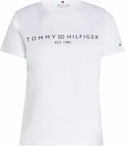Tommy Hilfiger LOGO CREW NECK Dámske tričko, biela, veľkosť #7947103