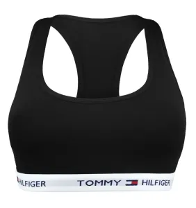 TOMMY HILFIGER - Iconic cotton čierna braletka