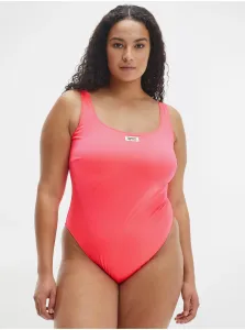 Ružové dámske jednodielne plavky Tommy Hilfiger Underwear