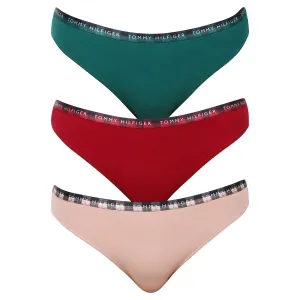 Tommy Hilfiger 3 PACK - dámske nohavičky Bikini UW0UW03920-0WQ S