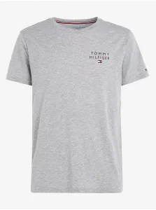 Tommy Hilfiger TH ORIGINAL-CN SS TEE LOGO Pánske tričko, sivá, veľkosť L